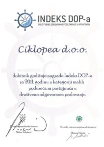 Ciklopea Receives CSR Award for 2011 | Blog | Ciklopea