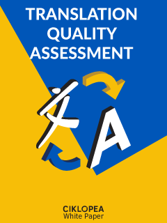 Translation Quality Assessment white paper by Ciklopea