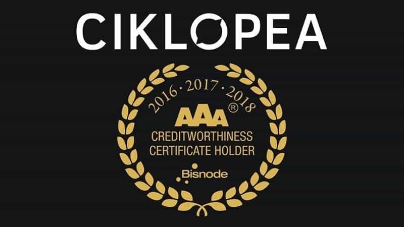 Ciklopea is The AAA Creditworthiness Certificate Holder - Ciklopea