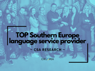 Ciklopea - One of the Top Language Service Providers in Southern Europe for the Fifth Consecutive Time