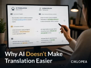 Why AI Does Not Make Translation Easier
